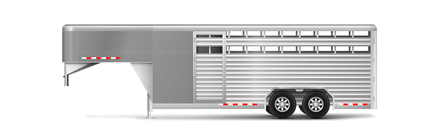 A Cimarron horse trailer