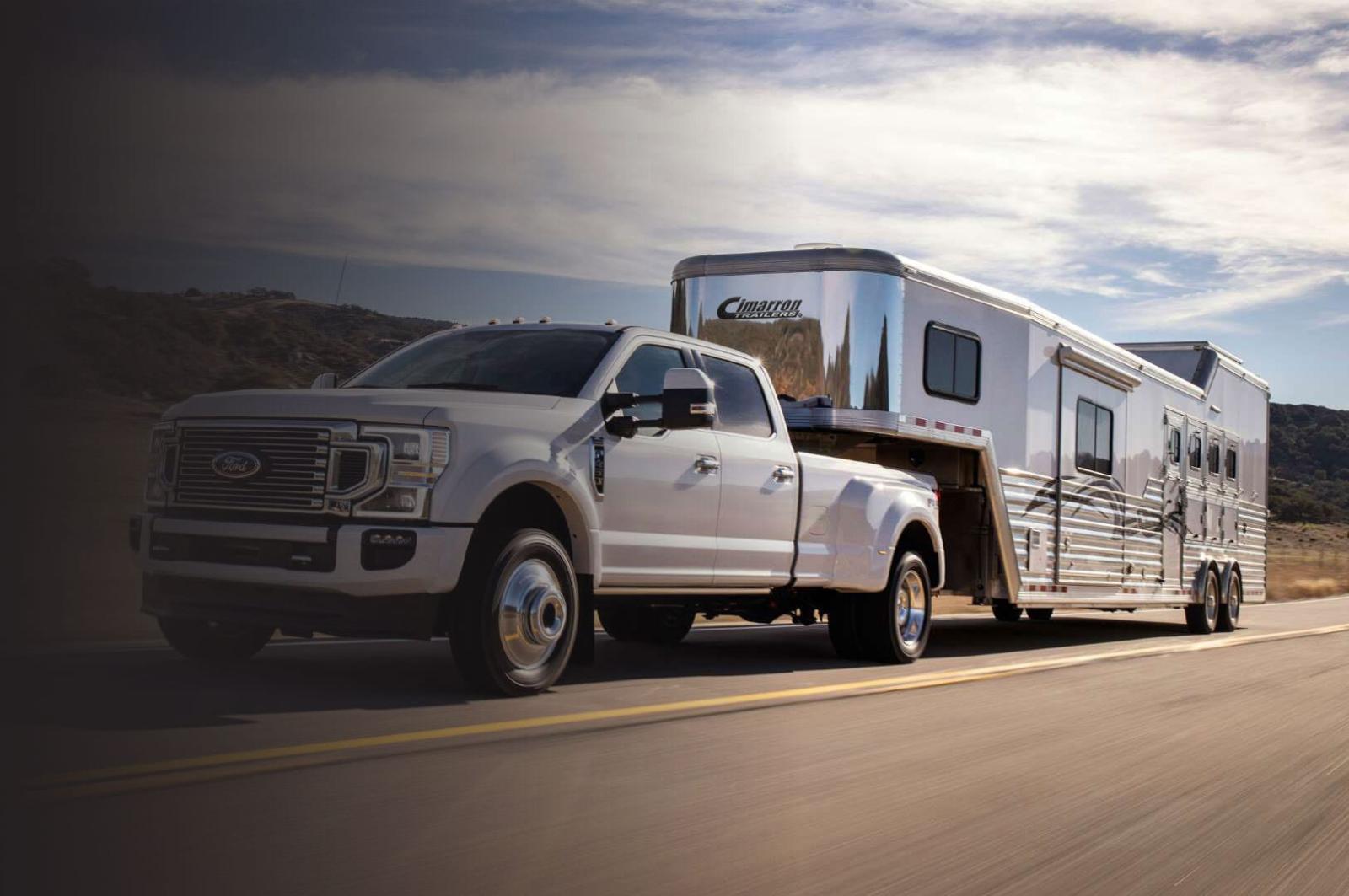 A Cimarron horse trailer